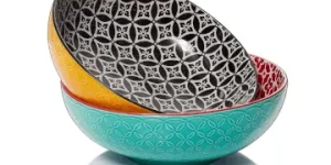 Cuenco grande de colores para servir - DOWAN