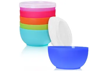 cuenco de plástico colores - idea station