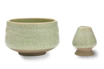 Chawan cuenco y soporte para batidor - teanagoo