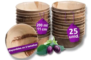 Cuenco desechable natural - waipur