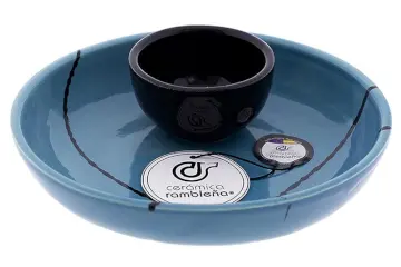 Cuenco para aceitunas y huesos bowl decorado - ramblena